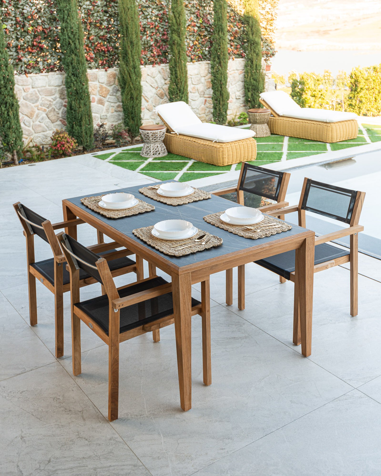 ASTRA  DINING TABLE  & CHARL ARM CHAIR Thumbnail